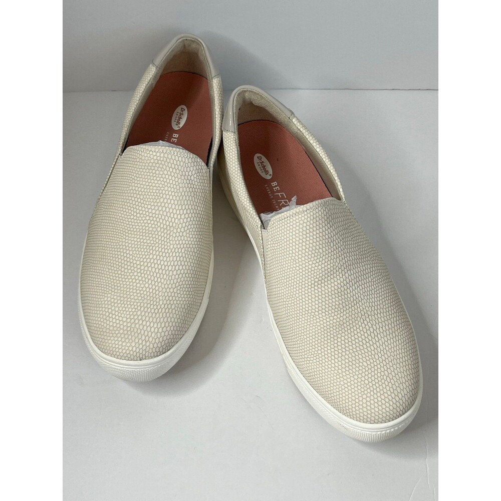 Dr. Scholl's Women's Nova White Slip-ons Women's Shoes Size 11W #317